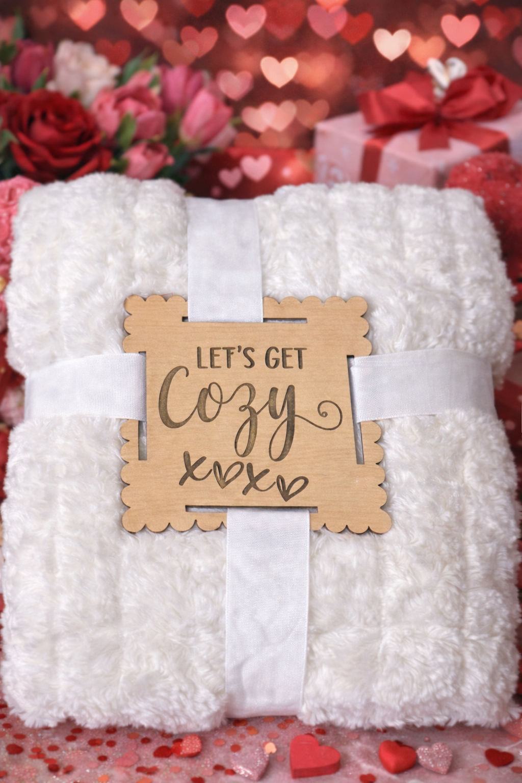 Valentine’s Cozy Plush Blanket – Gift Ready