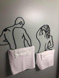"His" & "Her" Towel Rack